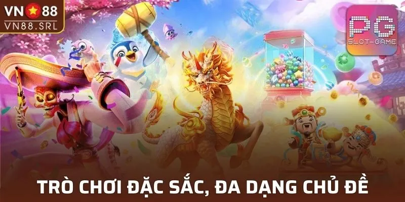 PG game sở hữu đa dạng các trò chơi hấp dẫn